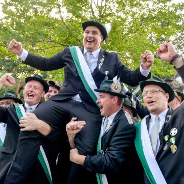 Patrick Wiemann ist König im Jubiläumsjahr