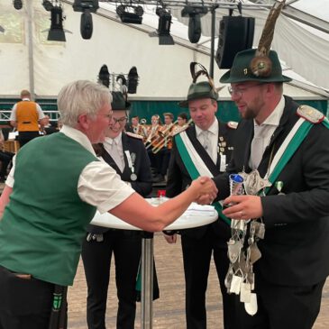 Siegerehrung zum Schützenfestpokalschießen