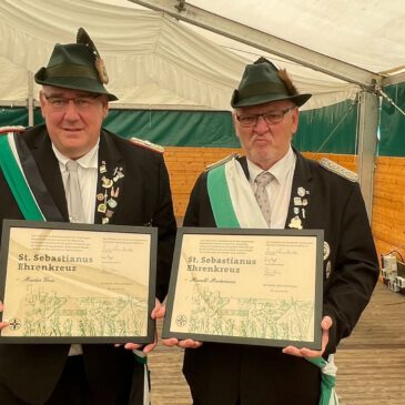 Ehrungen beim Frühschoppen