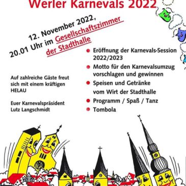 Auftakt des Werler Karnevals 2022