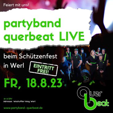 partyband querbeat LIVE    EINTRITT FREI!!!