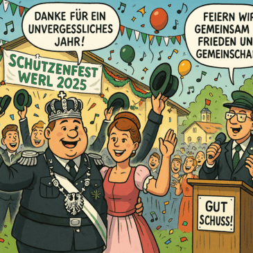 Ein Jahr voller Dankbarkeit – Worte des Königspaares & Grußwort des Brudermeisters zum Schützenfest 2025