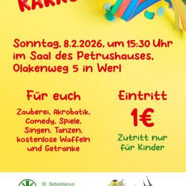 ? Kinder Karneval 2026 – Jetzt wird’s bunt! ?