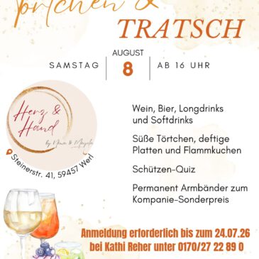 Törtchen & Tratsch – Der Damenabend der 3. Kompanie