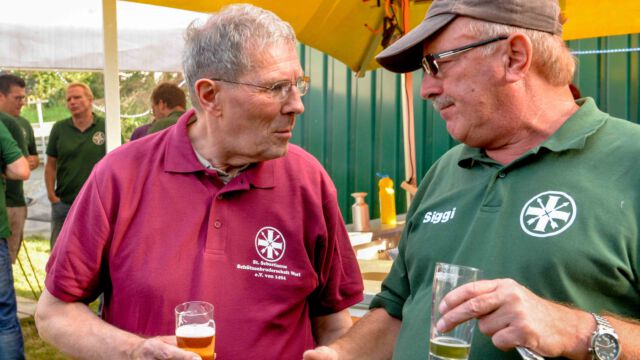 Laub holen St. Sebastianus Schützenbruderschaft Werl am 10. August 2019 bei Bernd Wulf in Werl. Foto: Thomas Nitsche -Honorarpflichtig: copyright by Thomas Nitsche, Wulfs Appelhof 13, 59457 Werl, 0171/3100766 - Sparkasse Werl. IBAN: DE11 4145 0075 0002 9282 32, BIC: WELADED1SOS