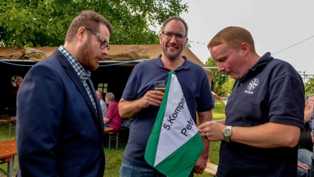 Laub holen St. Sebastianus Schützenbruderschaft Werl am 10. August 2019 bei Bernd Wulf in Werl. Foto: Thomas Nitsche -Honorarpflichtig: copyright by Thomas Nitsche, Wulfs Appelhof 13, 59457 Werl, 0171/3100766 - Sparkasse Werl. IBAN: DE11 4145 0075 0002 9282 32, BIC: WELADED1SOS