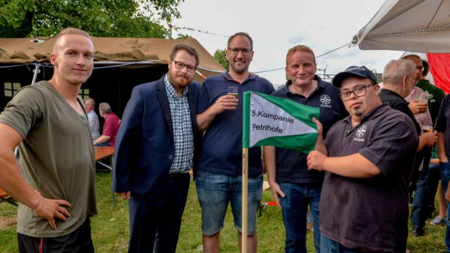 Laub holen St. Sebastianus Schützenbruderschaft Werl am 10. August 2019 bei Bernd Wulf in Werl. Foto: Thomas Nitsche -Honorarpflichtig: copyright by Thomas Nitsche, Wulfs Appelhof 13, 59457 Werl, 0171/3100766 - Sparkasse Werl. IBAN: DE11 4145 0075 0002 9282 32, BIC: WELADED1SOS