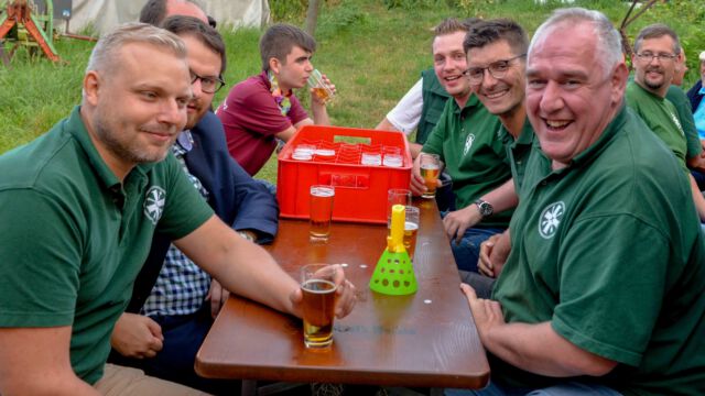 Laub holen St. Sebastianus Schützenbruderschaft Werl am 10. August 2019 bei Bernd Wulf in Werl. Foto: Thomas Nitsche -Honorarpflichtig: copyright by Thomas Nitsche, Wulfs Appelhof 13, 59457 Werl, 0171/3100766 - Sparkasse Werl. IBAN: DE11 4145 0075 0002 9282 32, BIC: WELADED1SOS