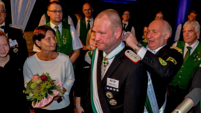 Kaiserschießen und Kommersabend zum 525. Jubiläum der St. Sebastianus Schützenbruderschaft Werl. Foto: Thomas Nitsche -Honorarpflichtig: copyright by Thomas Nitsche, Wulfs Appelhof 13, 59457 Werl, 0171/3100766 - Sparkasse Werl. IBAN: DE11 4145 0075 0002 9282 32, BIC: WELADED1SOS